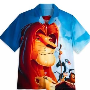 NWT Disney's The Lion King Camp Shirt for Adults 3XL